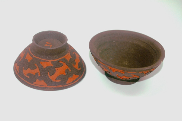 津軽亀ヶ岡焼 香炉 焼き物 津軽亀ヶ岡焼 香炉 焼き物