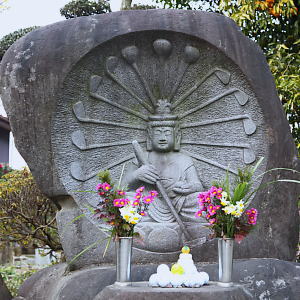 ゴルフ、ゴルフ観音、創作石仏