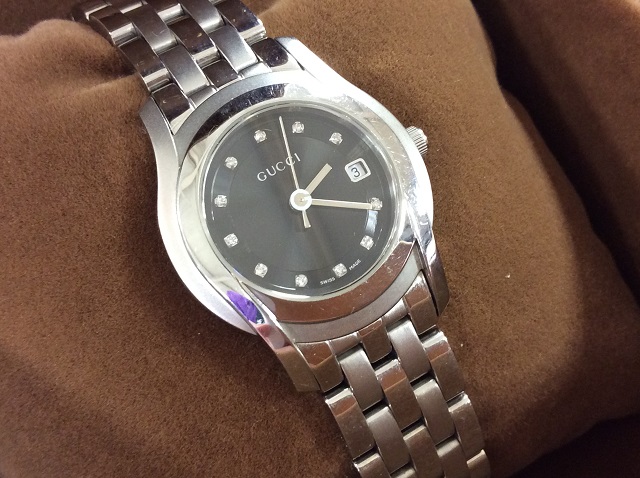 GUCCIグッチ レディースウォッチ5500Lを高価買取させて頂きました