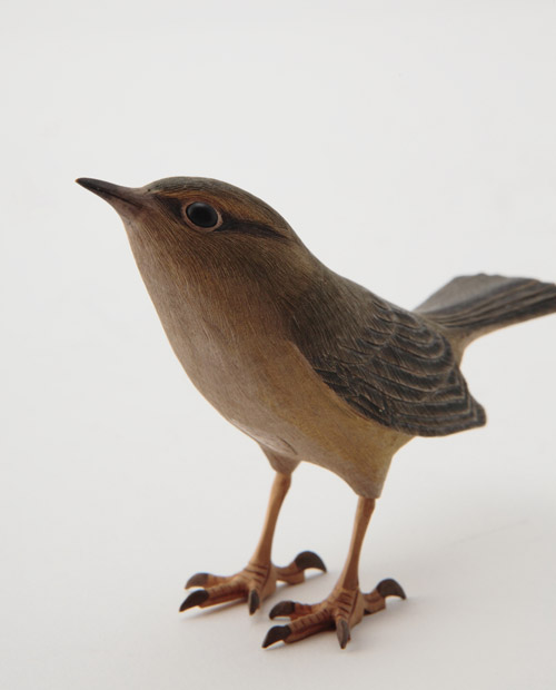 木彫 鶯 上野玉水 - 古美術 鐘ヶ江 - Collections -