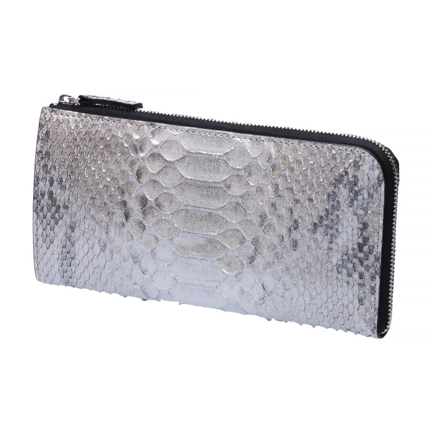 ダイヤモンドパイソン 蛇革 L字ファスナー 長財布 | 株式会社 高屋