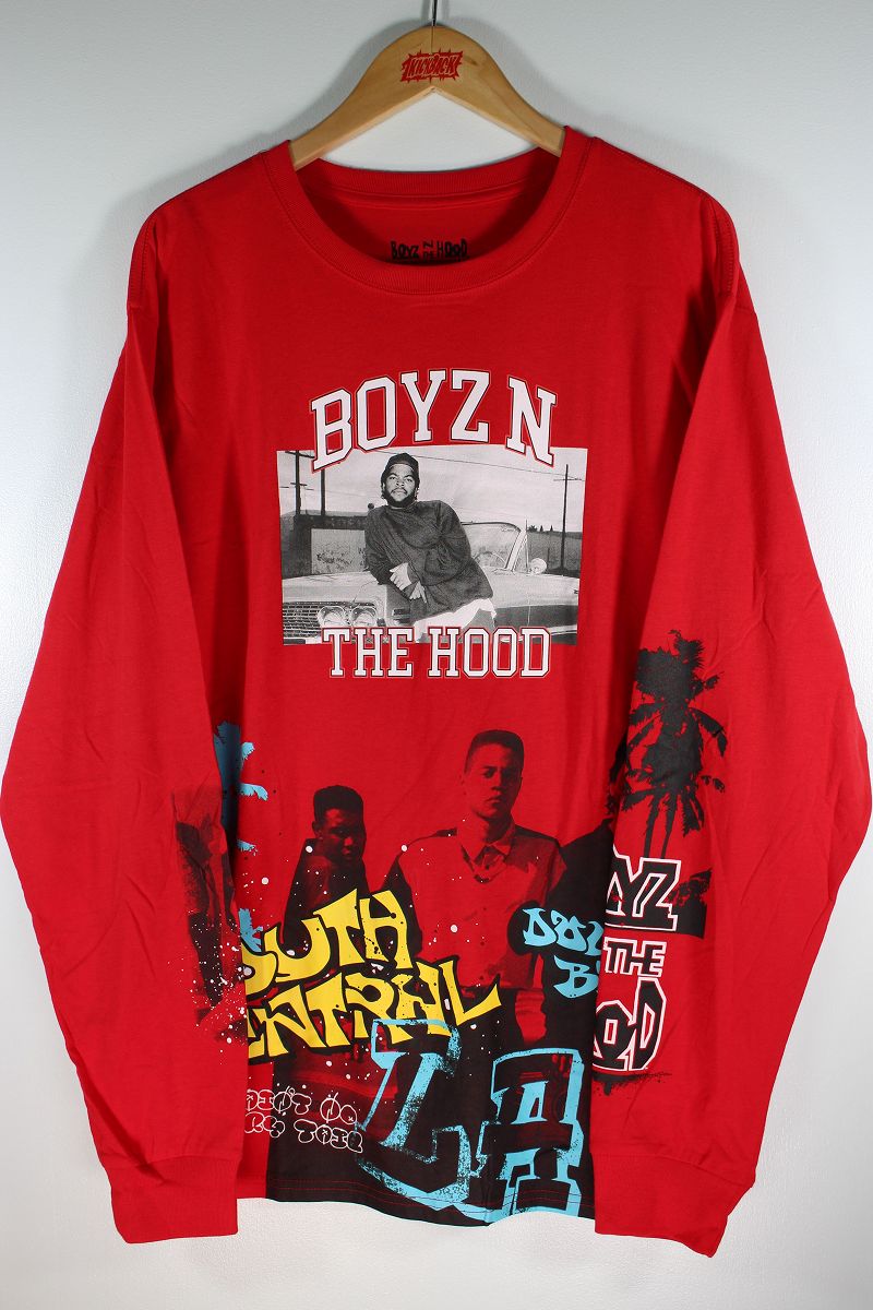 BOYZ N THE HOOD / OFFICIAL LS Tee / red 商品詳細｜アメリカ直輸入の