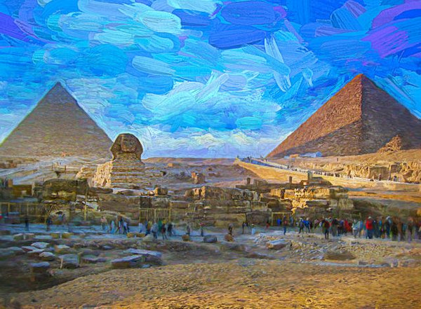 The Great Sphinx & the Pyramids of Giza