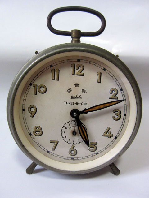 THREE-IN-ONE Alarm Clock - WEHRLE