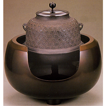 唐銅大西風炉【販売】-茶道具は京都しみず孔昌堂