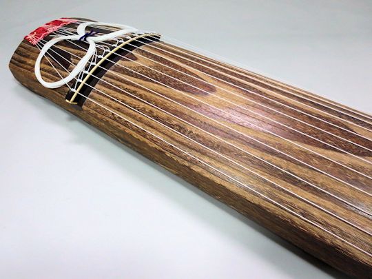 琴 13絃 紫檀 半上角巻 【中古品】KUS0006 ※送料無料 商品詳細│琴