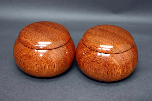 碁笥（棋子盒） - 【公式】黒木碁石店 - 日向特製蛤碁石・本榧碁盤の