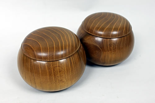 碁笥（棋子盒） - 【公式】黒木碁石店 - 日向特製蛤碁石・本榧碁盤の