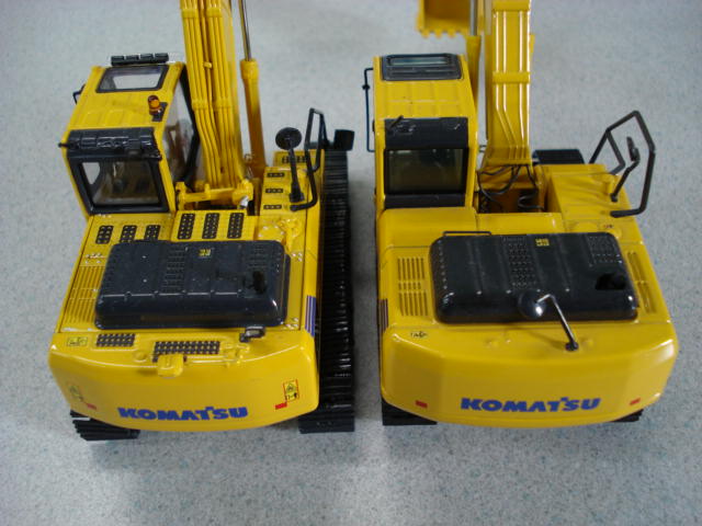 コマツの建機模型 PC200とPC210 大比較～！ - KYOWA 建設機械の販売