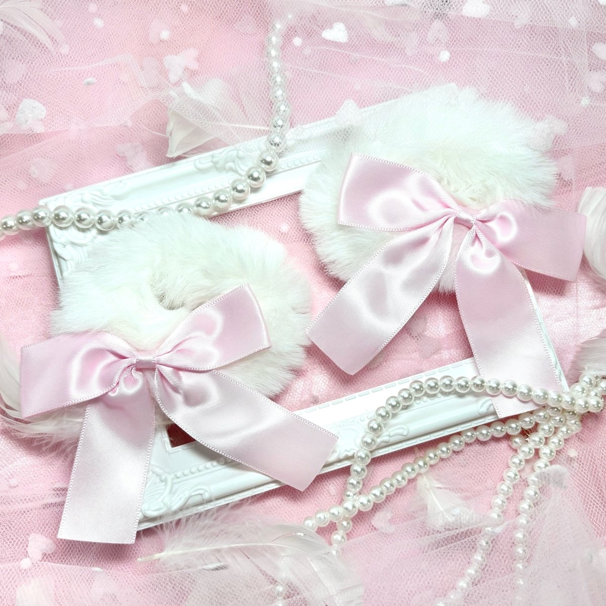 ふわふわボアリボンヘアゴム- LAFARY ONLINE