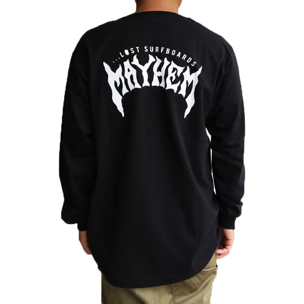 ロングスリーブTシャツ [MAYHEM DESIGN] Black – Luvsurf