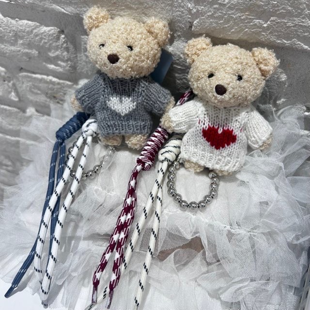 ♡ギフトにぜひ！ハートクマチャーム♡ ｜ Lycka｜リュッカ｜goods