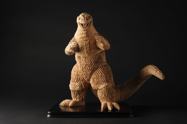 木彫 ゴジラ1962/M-ARTS（エムアーツ）が創る木彫 ゴジラ1962