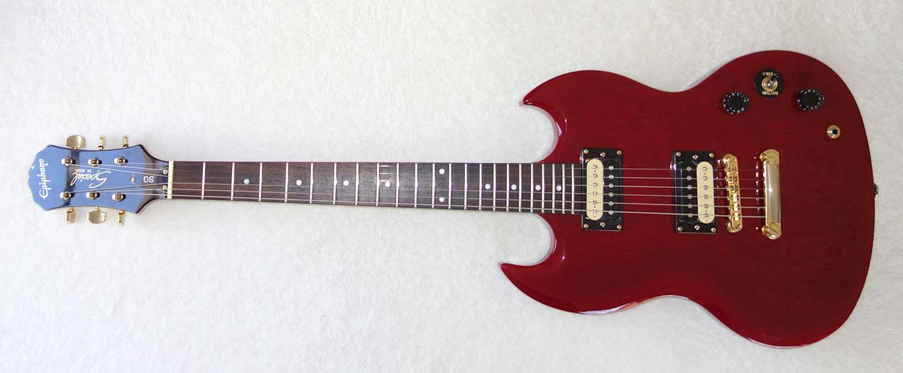 2004 Epiphone Sg Special Limited Edition, Xebra PUPs, Gold Hardware