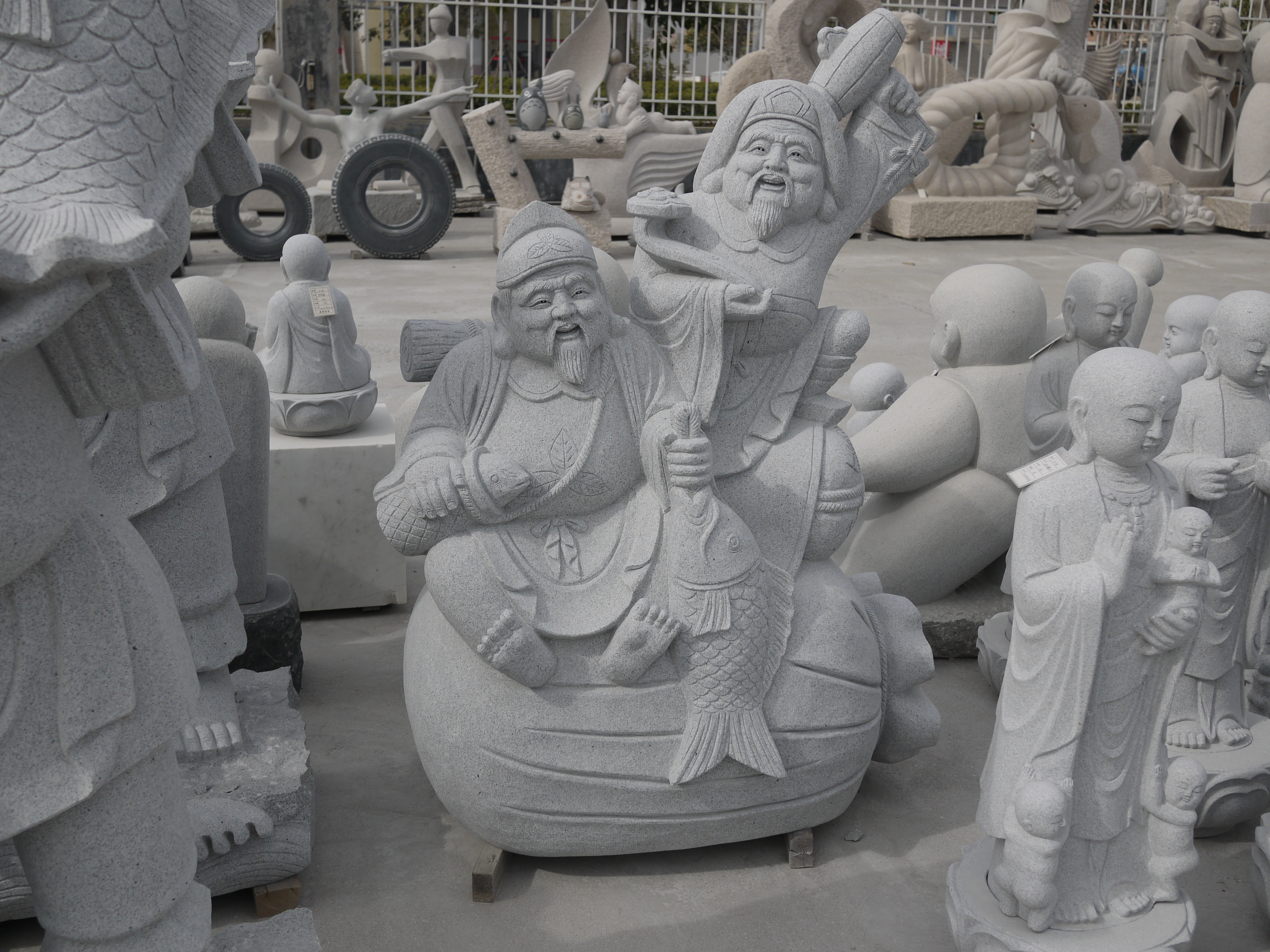 七福神 彫刻 - 前田石材ブログ