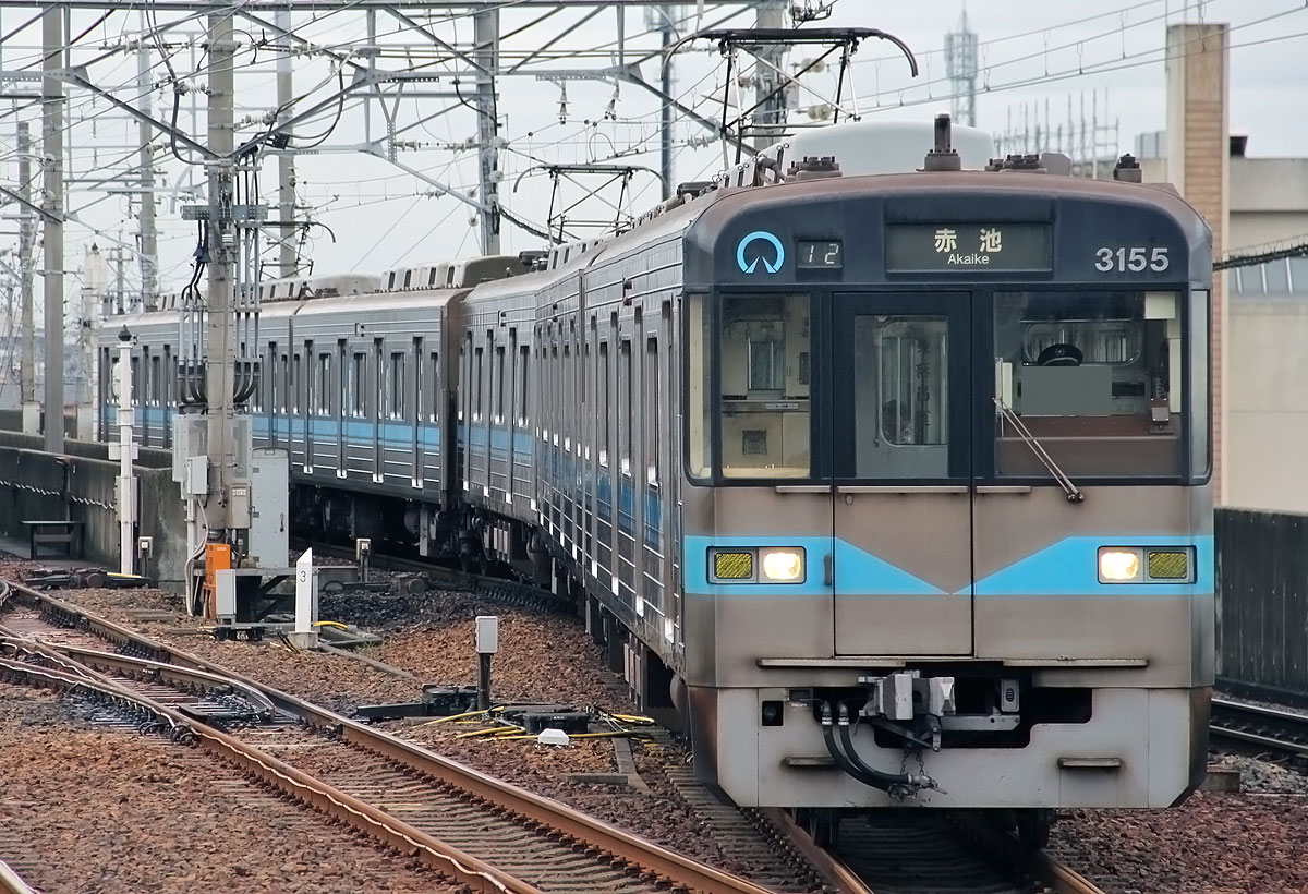 名古屋市営地下鉄 鶴舞線 方向幕 急行入り 地下鉄鶴舞線3000形 表示