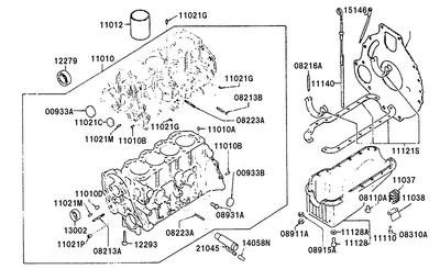 シリンダーブロック＆オイルパン - MOTOR SPORTS PRO SHOP まつおか