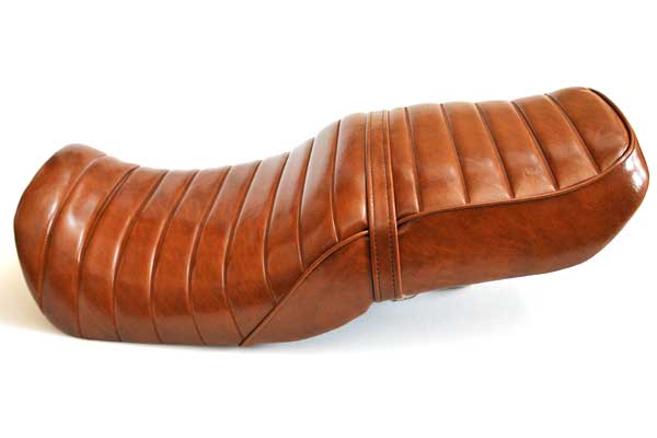 HONDA CB750 RC42 ホンダ 濃いキャメル防水タックロール シート加工 seat