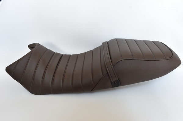 KAWASAKI ZZR250 カワサキ アンコ抜き 濃いキャメル防水タックロール