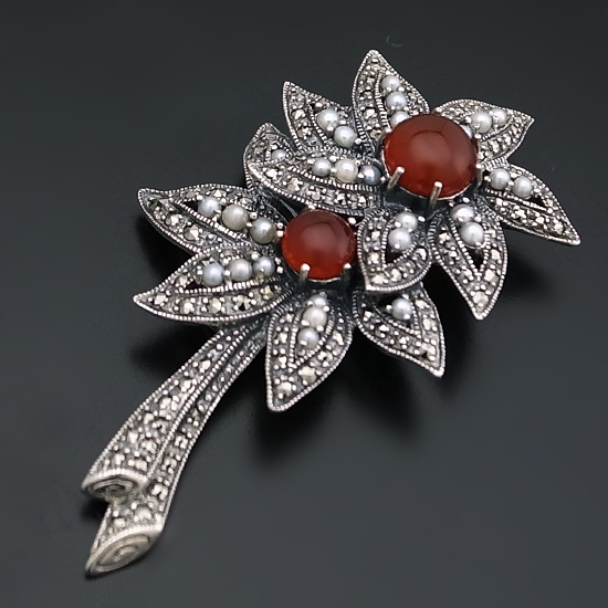 碌山 ロクザン ブローチ