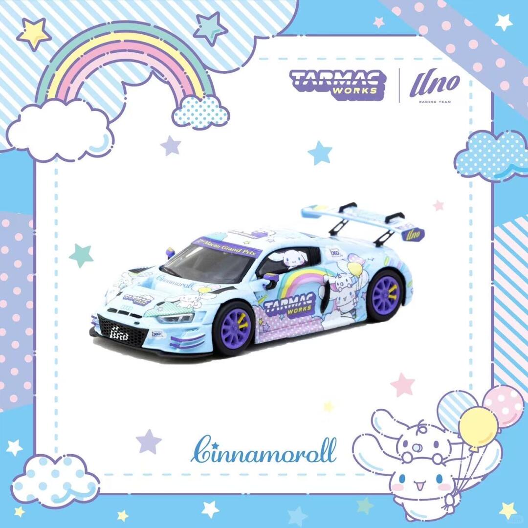 Tarmac Works Audi R8 LMS GT3 EVO II Cinnamoroll Presentation | 2025 Ma