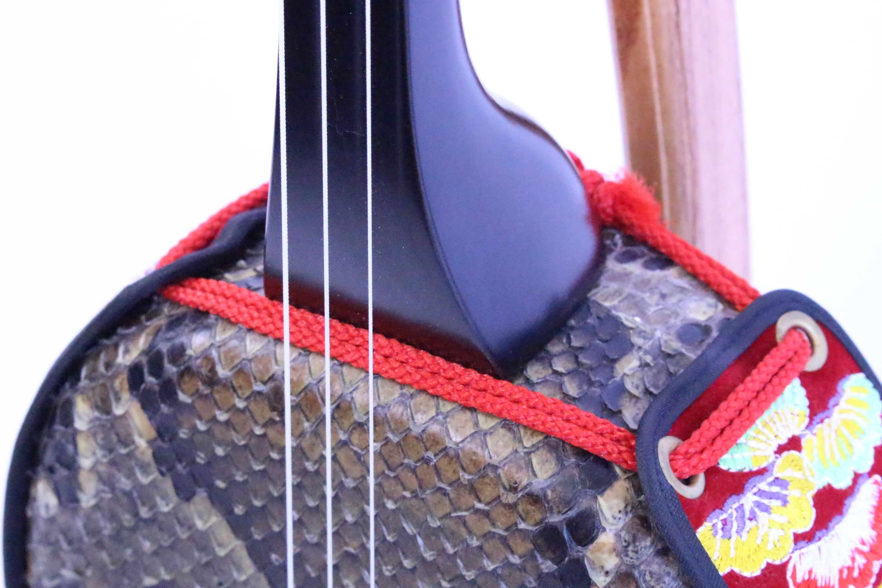 蛇皮一枚張り三線(両面本皮タイプ)【初心者向け8点セット】 三線