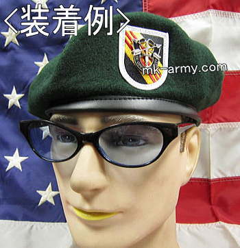 ベレー帽(裏付き)・スカーレットレッド