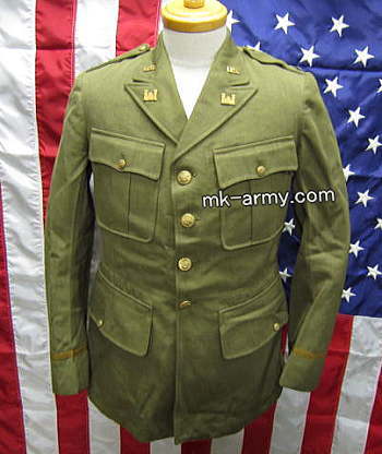 米軍放出品・WW2エンジニアの制服(中尉)