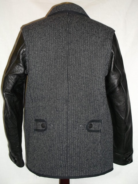 シュガーケーン ビーチクロス レザースリーブサーコート