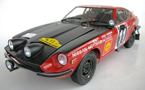 Building the Tamiya Datsun 240z Safari for novices - 1/12 scale
