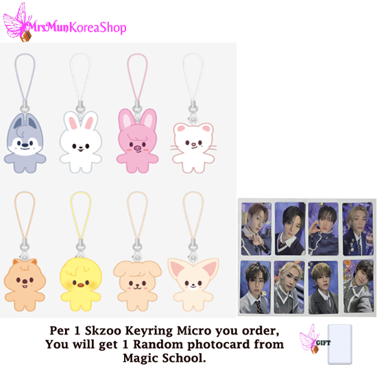Stray Kids SKZOO Keyring Micro Version - SKZ 5'clock – MrsMunKorea