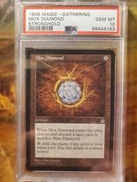 MTG 【MOX Diamond】 PSA10 GEM MT Mox Diamond PSA 10 – MTG Buylist