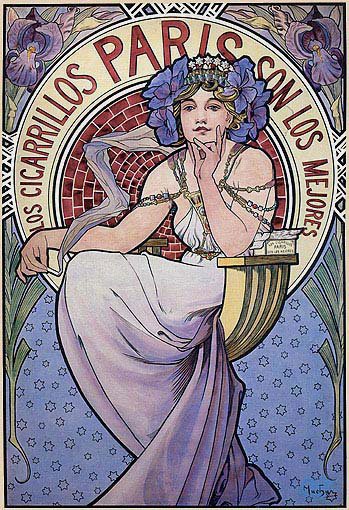 ミュシャを楽しむために：リトグラフ