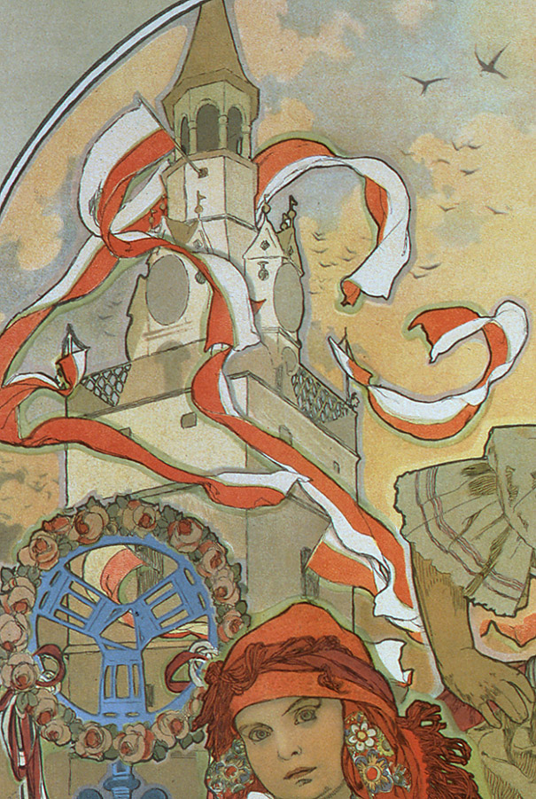 ミュシャを楽しむために、イヴァンチッツェの思い出、ポストカード