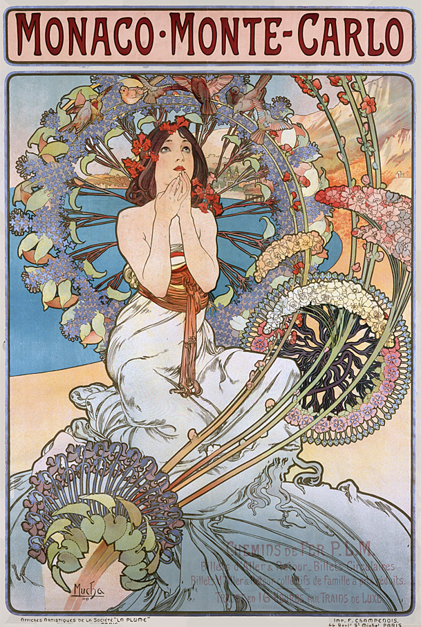 ミュシャを楽しむ：モナコ・モンテカルロ