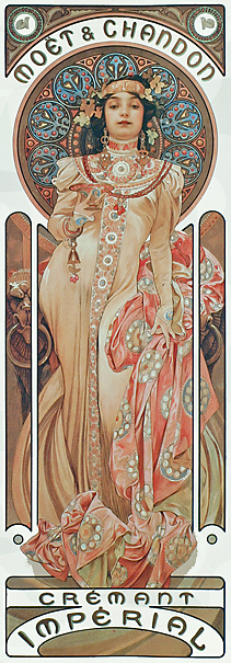 ミュシャを楽しむために：リュイナール・シャンパン