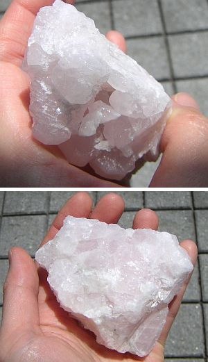 ピンクマンガンカルサイト(クラスター) クリスタル：結晶・原石 地球