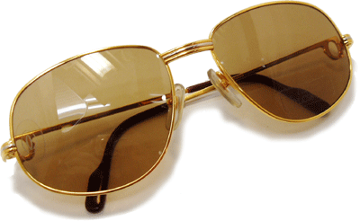 Cartier(カルティエ)デッドストック、ヴィンテージサングラスフレーム。
