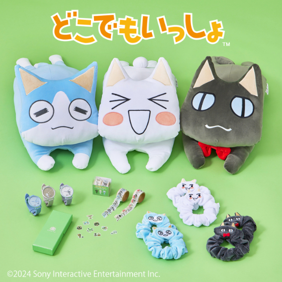 どこでもいっしょ』と猫部が初コラボ！トロとポケピたちのグッズが新
