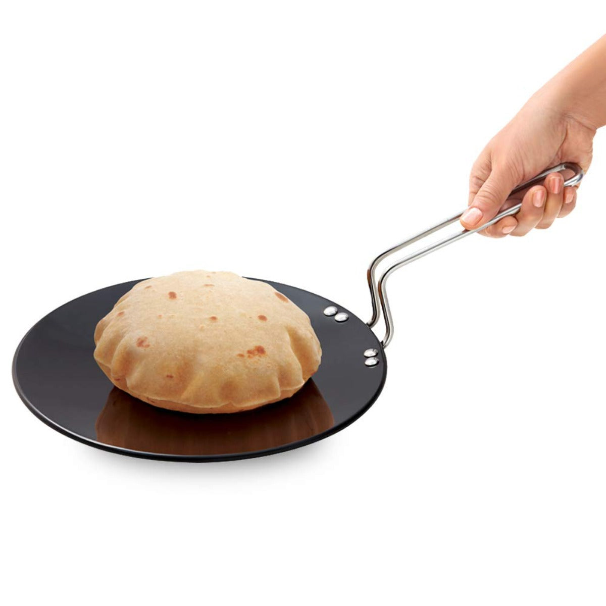 Futura Hard Anodised Roti Tawa 26cm Induction Base By Hawkins