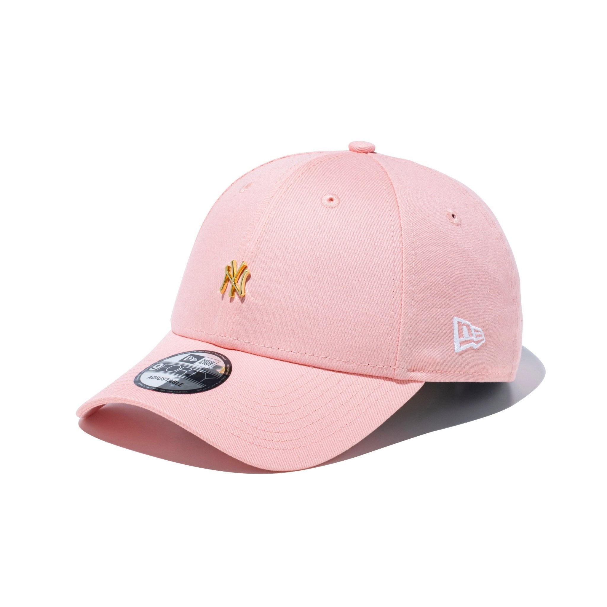 9FORTY Mini Metal Logo ニューヨーク・ヤンキース ピンク