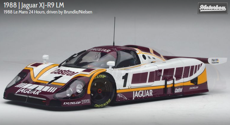 1988 JAGUAR XJ-R9-9LM by EXOTO (Échelle-Scale 1:18) – Nice Car