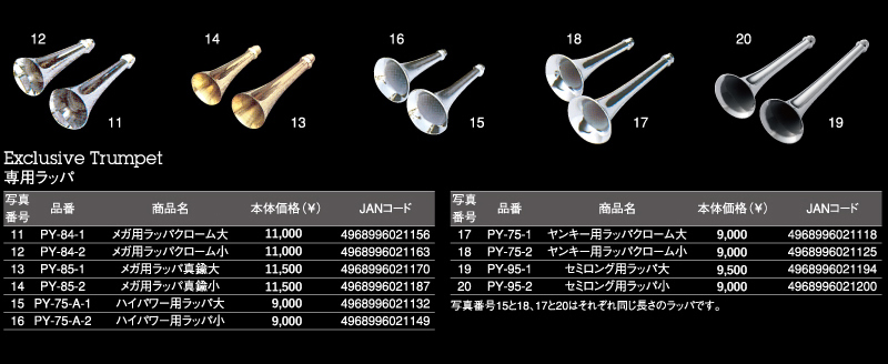 オーダーメド・エアホーンの商品詳細｜自動車用ホーンのNIKKEN