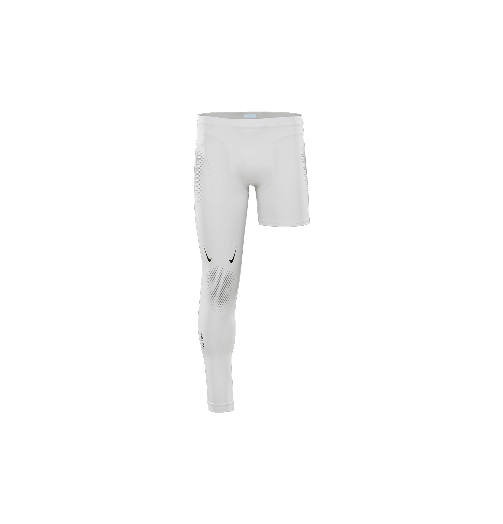 Single Leg Tights (Right) in White | NOCTA
