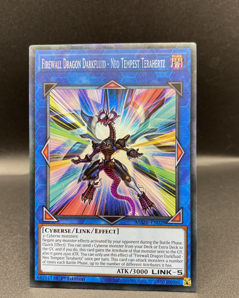 遊戯王 EU版 MAZE ファイアウォール・ドラゴン・ダークフルード－ネオ
