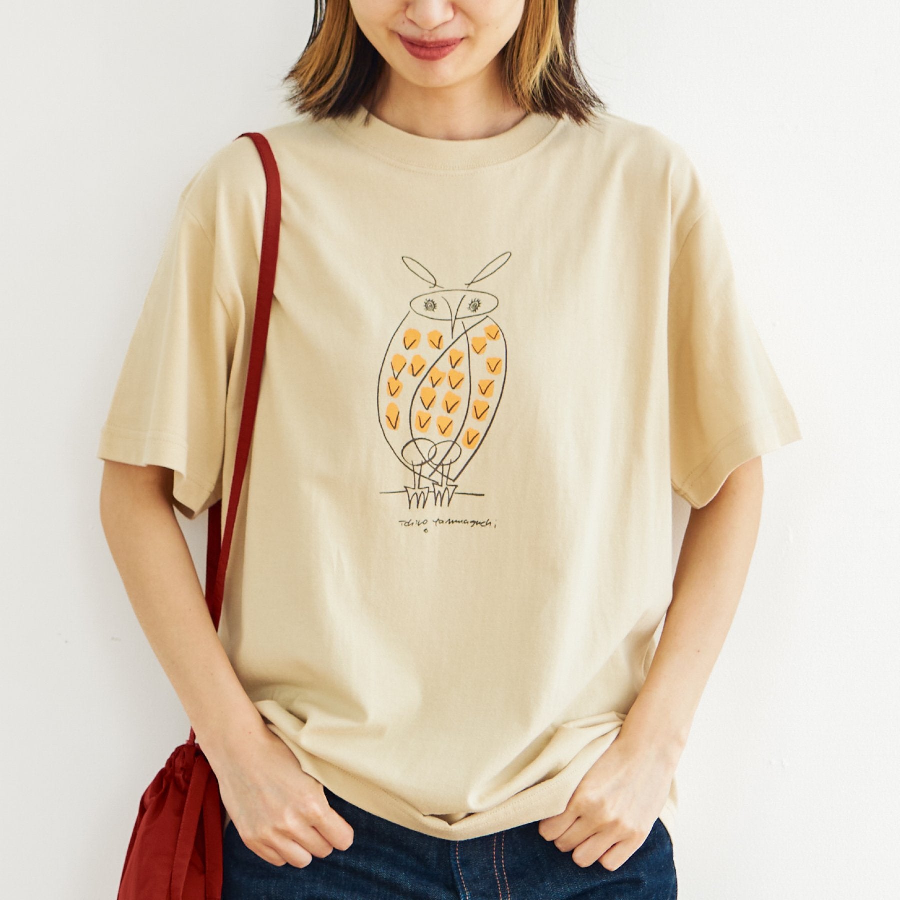 山口一郎 Tシャツ／フクロウ｜洋服｜オルネ ド フォイユ公式オンライン