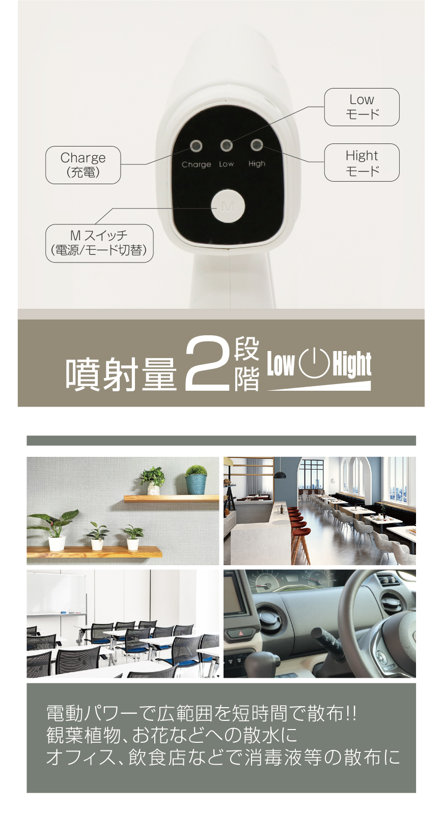 電動スプレーガン HDL-DJS1｜ヒロ・コーポレーション