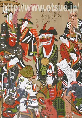 大津絵十四人衆