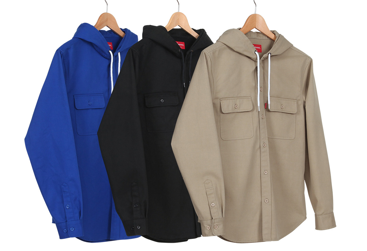 Supreme - Hooded Twill Shirt - ParkSIDER