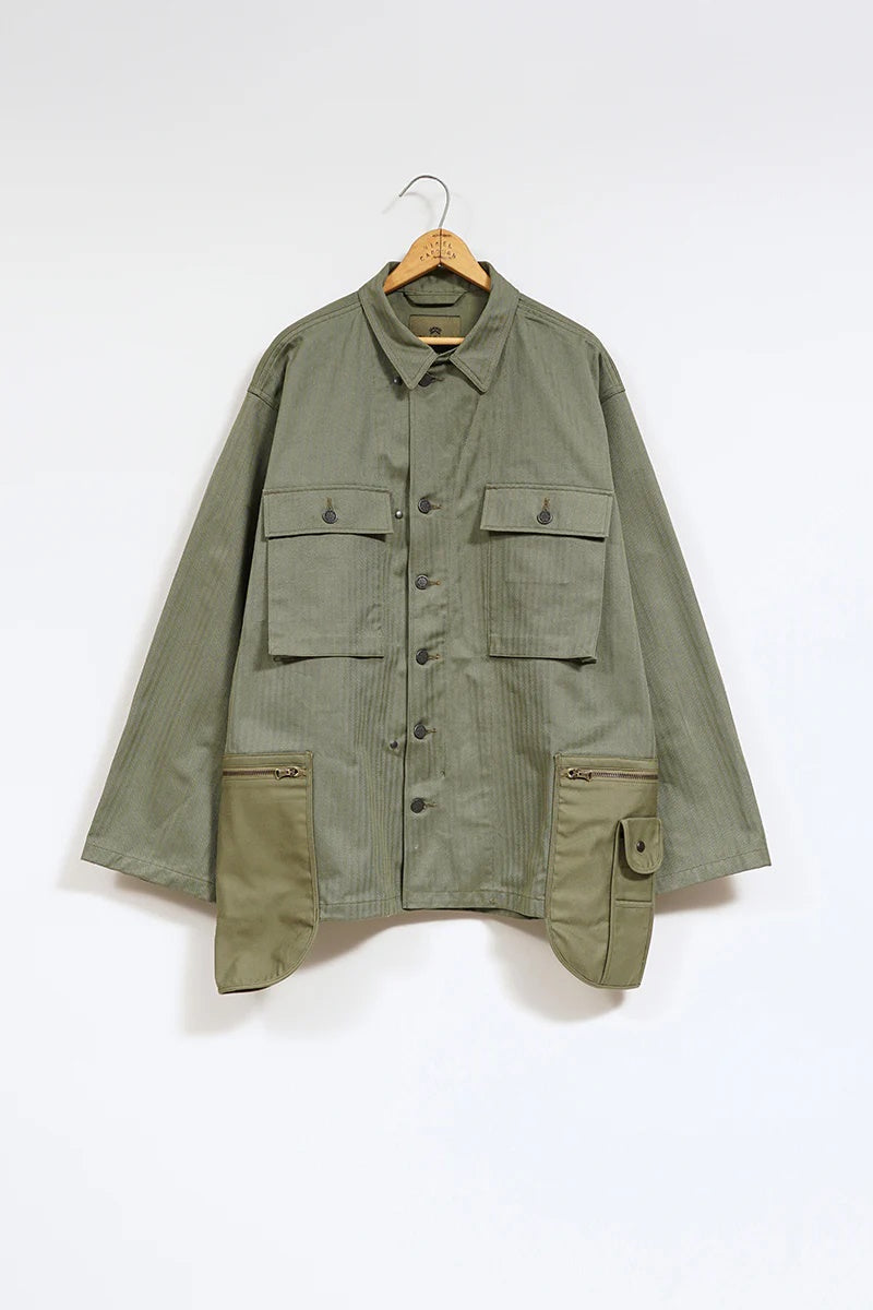 ◯ Nigel Cabourn - FATIGUE JACKET MODIFY - GREEN – PHAETON
